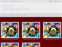 Tablet Screenshot of pool-coins.com